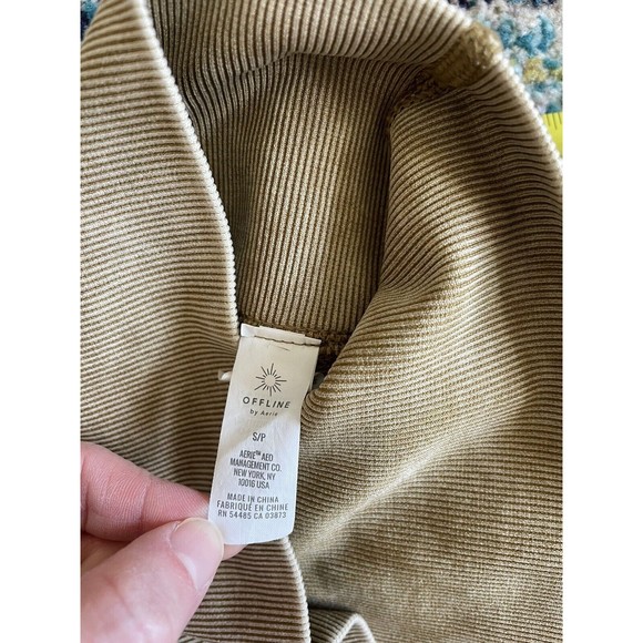 OFFLINE By‎ Aerie Hi-Rise 7/8 Legging Size Small Mustard - Picture 5 of 6